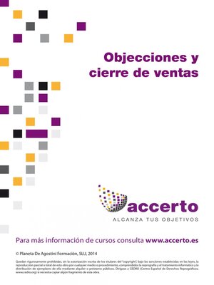 Objecciones y cierre de ventas - ebook